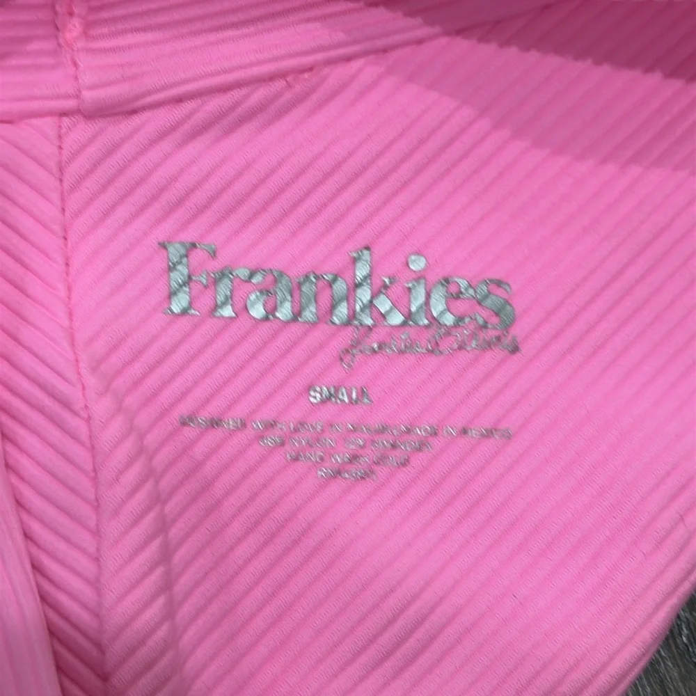 Frankie’s Bikinis Hot Pink Ribbed Bikini